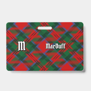 MacDuff-Tartan Ausweis
