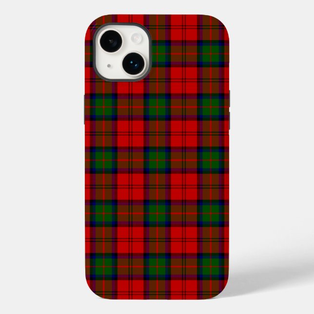 MacDuff Tartan rot kariert Case-Mate iPhone Hülle (Rückseite)