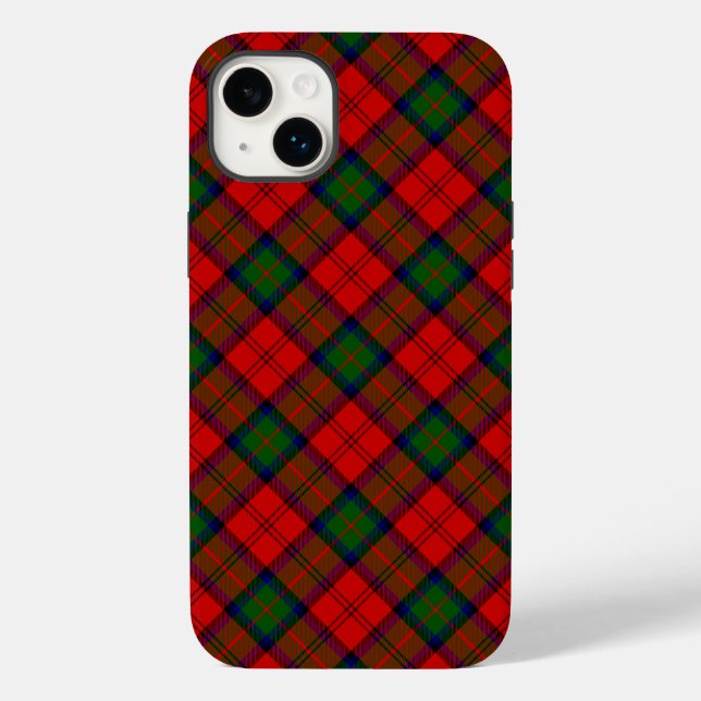 MacDuff Tartan rot kariert Case-Mate iPhone Hülle (Rückseite)