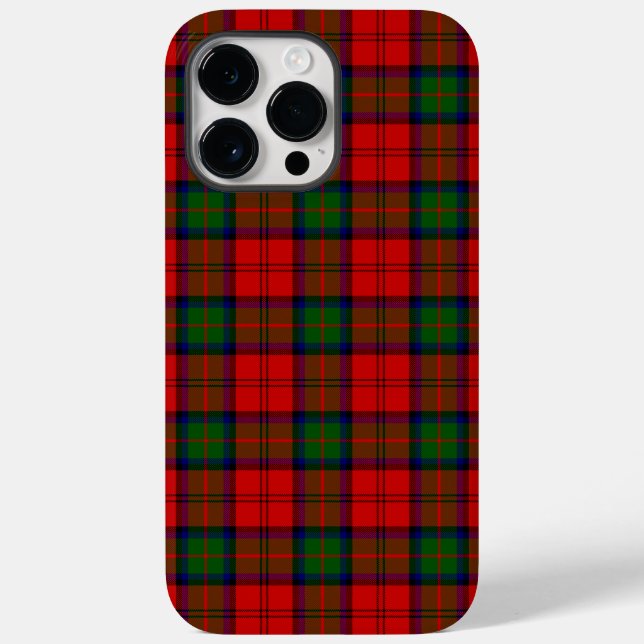 MacDuff Tartan rot kariert Case-Mate iPhone Hülle (Rückseite)