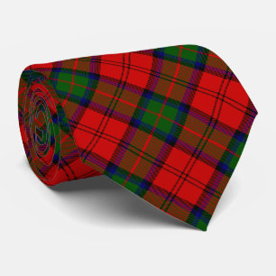 MacDuff Tartan rot kariert Krawatte