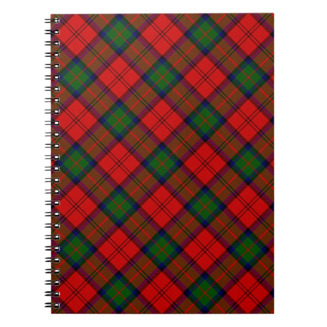 MacDuff Tartan rot kariert Notizblock (Vorderseite)