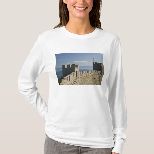 MACEDONIA, Ohrid. Car Samoil Burg - Burg T-Shirt (Vorderseite)