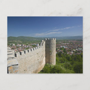 MACEDONIA, Ohrid. Car Samoil's Castle / Postkarte