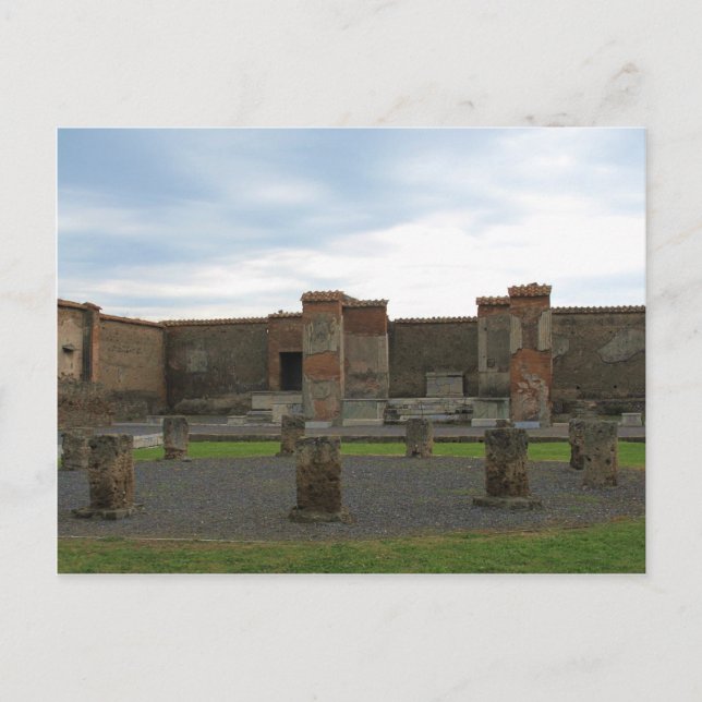 Macellum (Märkte) im antiken Pompeji Postkarte (Vorderseite)