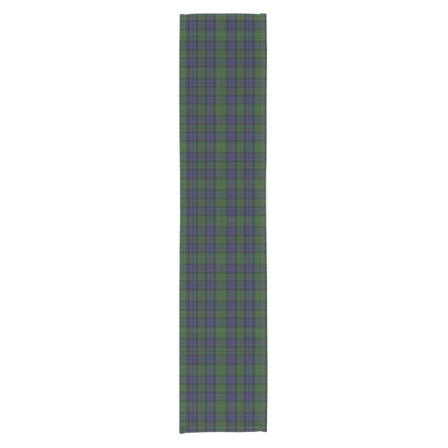 MacEwen Clan Tartan Kariert Table Runner Kurzer Tischläufer (Vorderseite)
