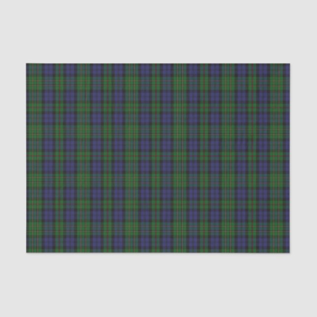 MacEwen Tartan-kariertes Seidenpapier (Vorderseite)