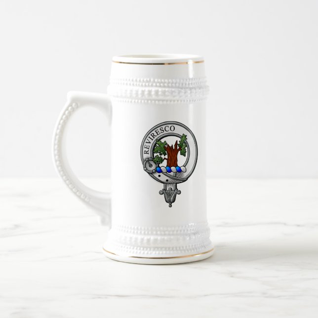 MacEwen Wappen Abzeichen Bierglas (Links)