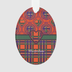 Macfarlane Clan karierter schottischer Tartan Ornament