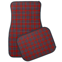 MacFarlane Clan Red and Navy Blue Scottish Tartan Automatte