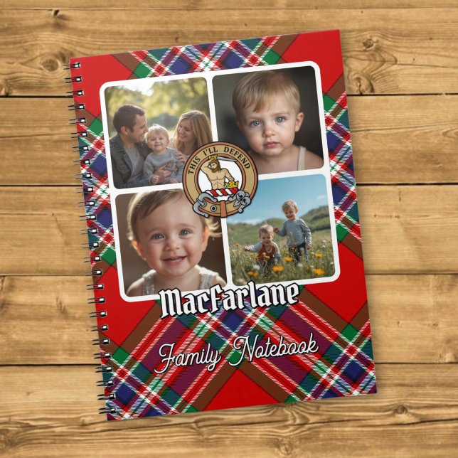 MacFarlane Familienfoto-Collage Notizblock (Von Creator hochgeladen)
