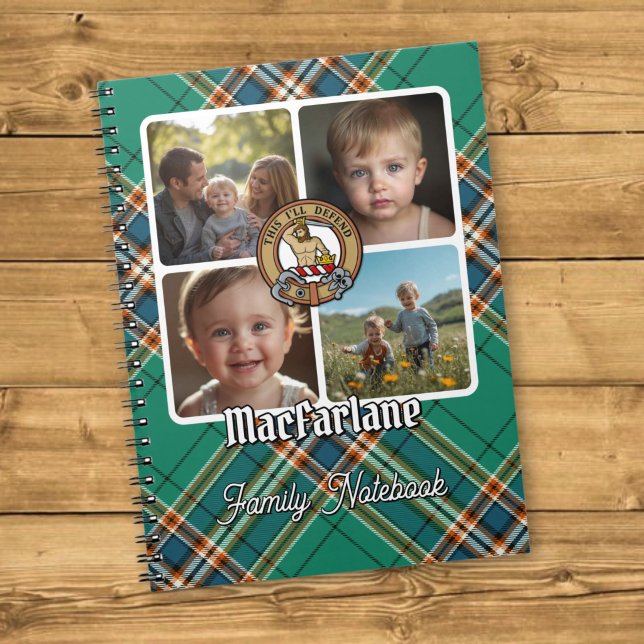 MacFarlane-Familienfoto-Collage Notizblock (Von Creator hochgeladen)