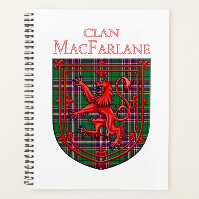 MacFarlane Hunting Tartan Scottish Kariert Planer (Vorderseite)