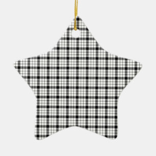 MacFarlane Tartan Keramik Ornament