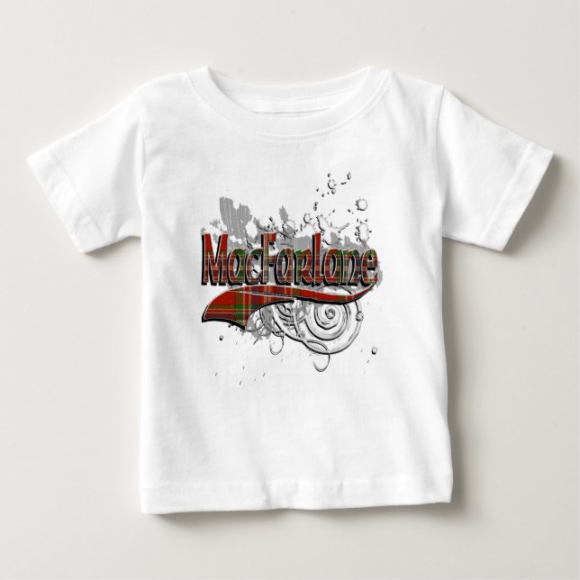 MacFarlane Tartan-Schmutz Baby T-shirt (Vorderseite)