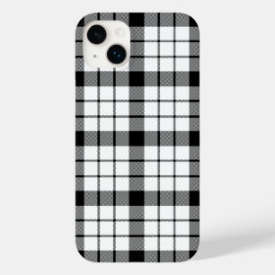MacFarlane Tartan Schwarz-weiß kariert Case-Mate iPhone 14 Plus Hülle