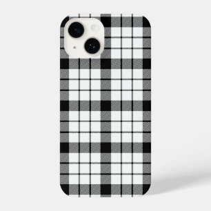 MacFarlane Tartan Schwarz-weiß kariert iPhone 14 Hülle