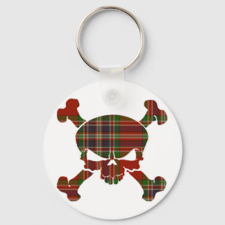 MacFarlane Tartan Skull No Banner Schlüsselanhänger