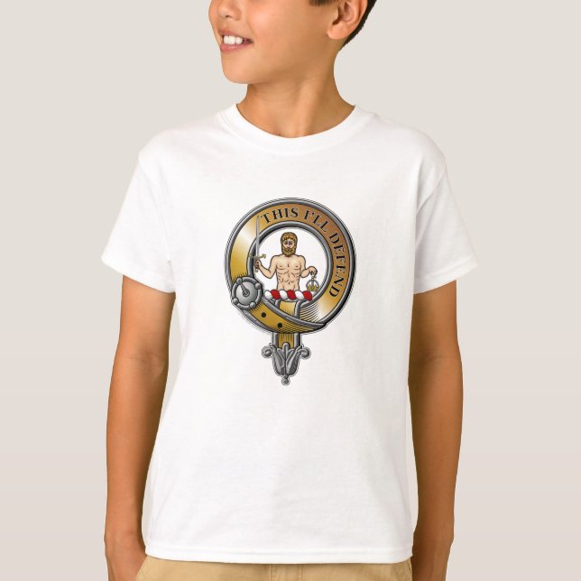 MacFarlane Wappen Abzeichen T-Shirt (Vorderseite)