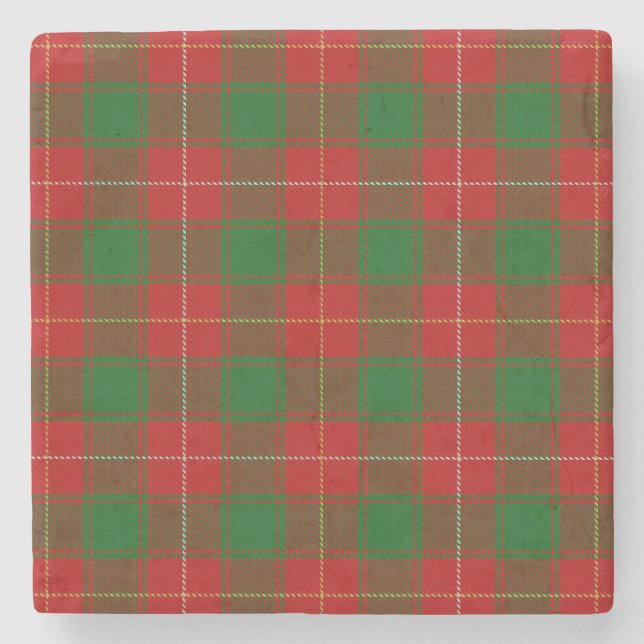 Macfie Tartan Steinuntersetzer (Vorderseite)