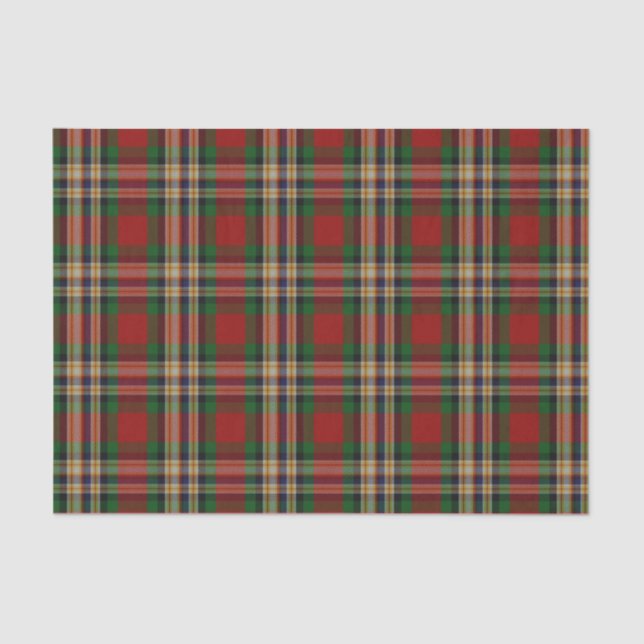 MacGill Tartan-kariertes Seidenpapier (Vorderseite)