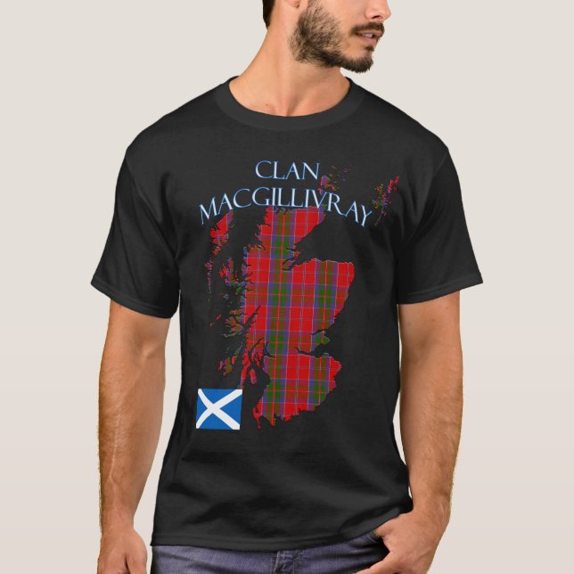 MacGillivray Scottish Clan Tartan Scotland T-Shirt (Vorderseite)