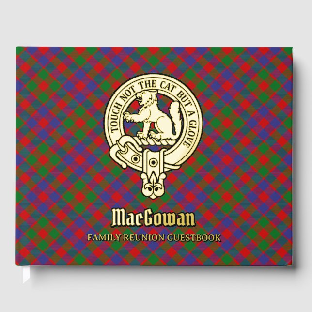 MacGowan Family Wiedersehen Gästebuch (Vorderseite)