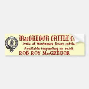 MacGREGOR CATTLE CO. Autoaufkleber