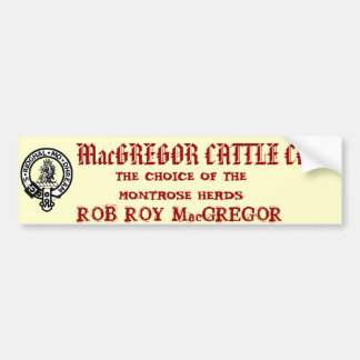 MacGREGOR CATTLE CO. Autoaufkleber