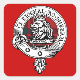 MacGregor Clan Abzeichen Sticker RED