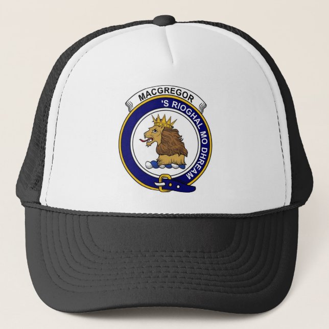 MacGregor Clan-Abzeichen Truckerkappe (Vorderseite)
