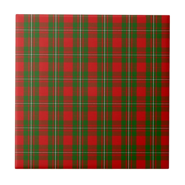 MacGregor Clan Tartan Fliese (Vorderseite)