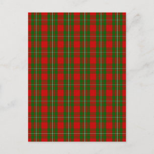 MacGregor-Clan-Tartan Postkarte