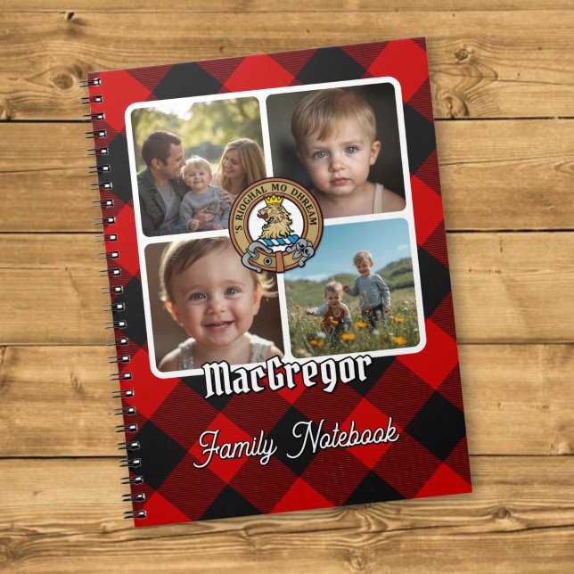 MacGregor-Familienfoto-Collage Notizblock (Von Creator hochgeladen)