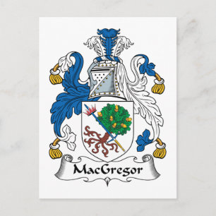 MacGregor-Familienwappen Postkarte