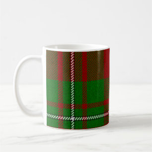 MacGregor Red and Green Tartan Tasse