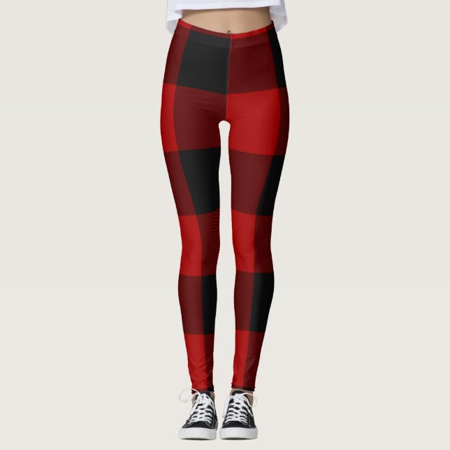 MacGregor | Rob Roy | Buffalo Kariert Red Tartan Leggings (Vorderseite)