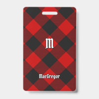 MacGregor Rob Roy Tartan Abzeichen