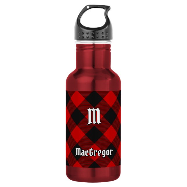 MacGregor Rob Roy Tartan Edelstahlflasche (Vorderseite)