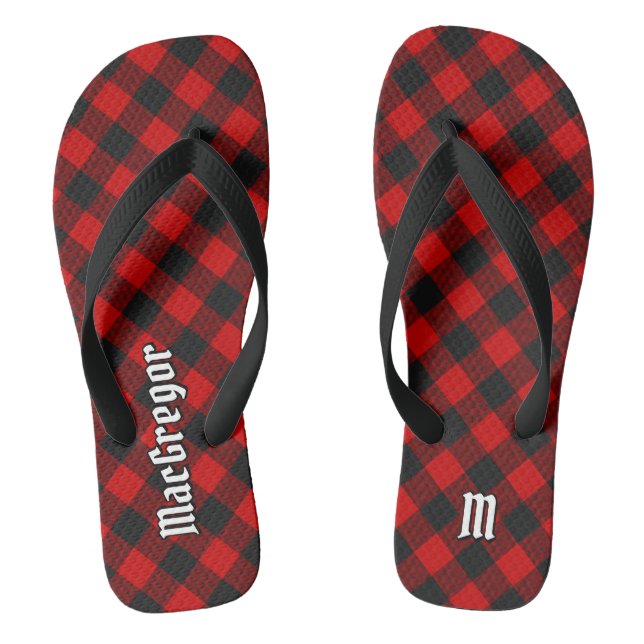 MacGregor Rob Roy Tartan Flip Flops (Fußbett)