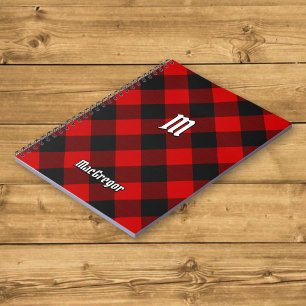 MacGregor Rob Roy Tartan Notebook Notizblock