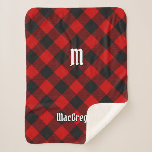 MacGregor Rob Roy Tartan Sherpa Blanket Sherpadecke