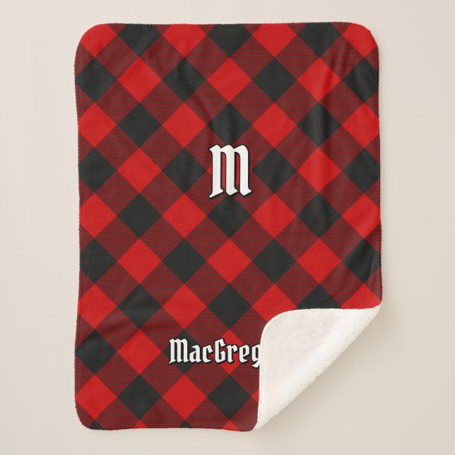 MacGregor Rob Roy Tartan Sherpa Blanket Sherpadecke (Vorderseite)