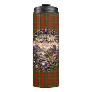 MacGregor-Schottenclan-Tartan Thermosbecher
