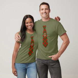 MacGregor Scottish Badge Tartan Krawatte T-Shirt