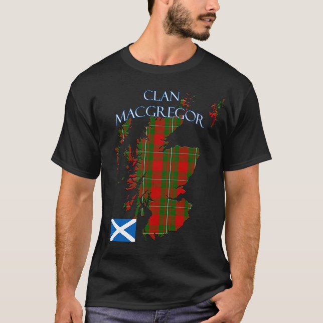 MacGregor Scottish Clan Tartan Scotland T-Shirt (Vorderseite)