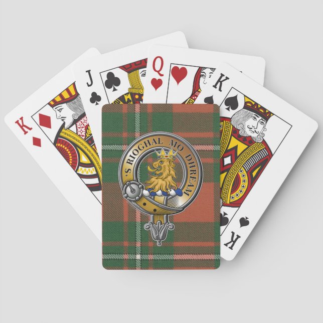 MacGregor Tartan & Abzeichen Spielkarten (Rückseite)