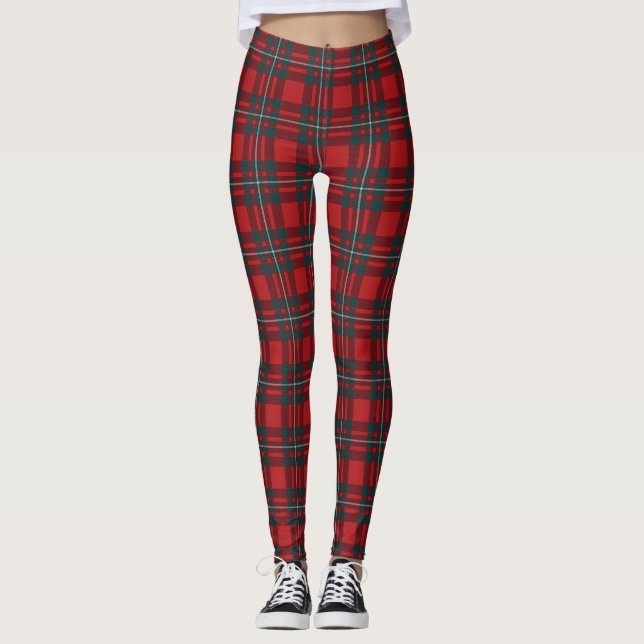 MacGregor Tartan! Das ursprüngliche Weihnachten Leggings (Vorderseite)