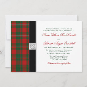 MacGregor Tartan Einladung zur Hochzeit