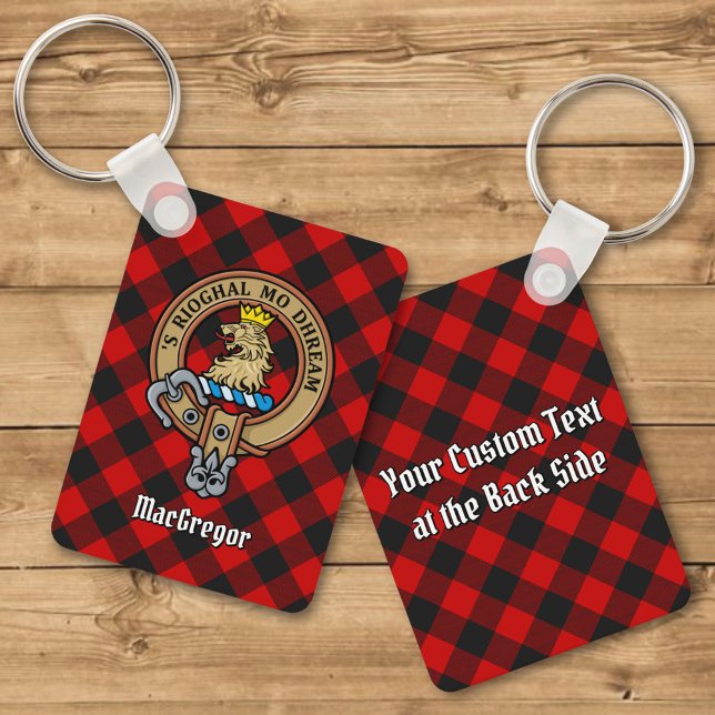 MacGregor Wappen über Rob Roy Tartan Schlüsselanhä Schlüsselanhänger (Von Creator hochgeladen)